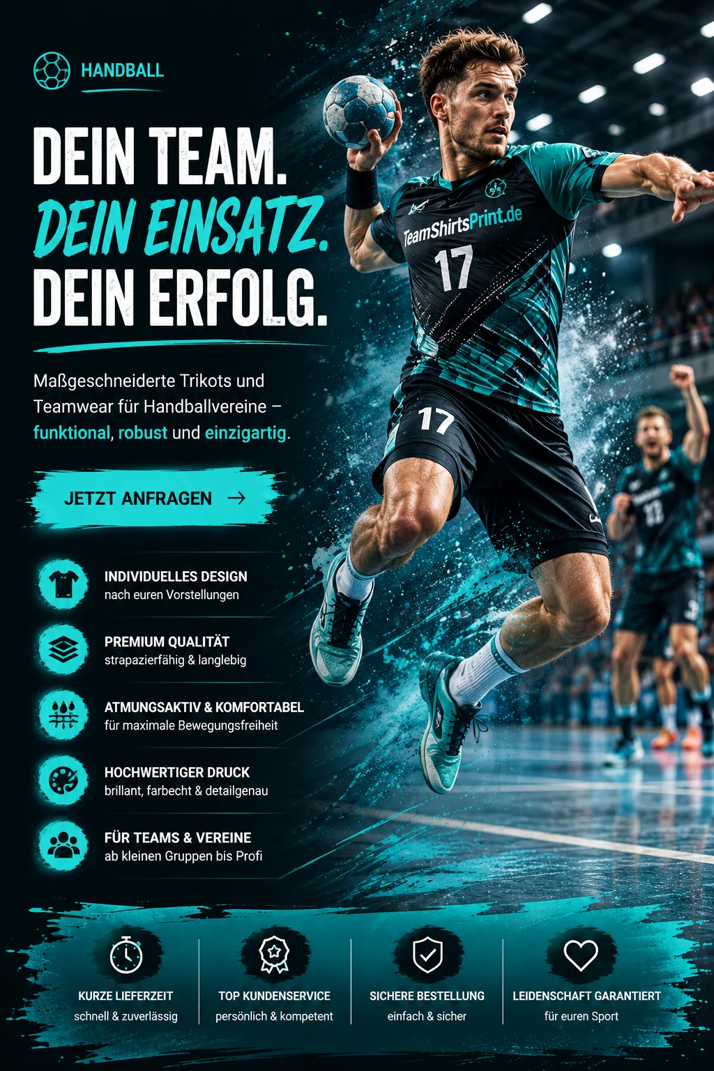 Handball – Teamwear anfragen