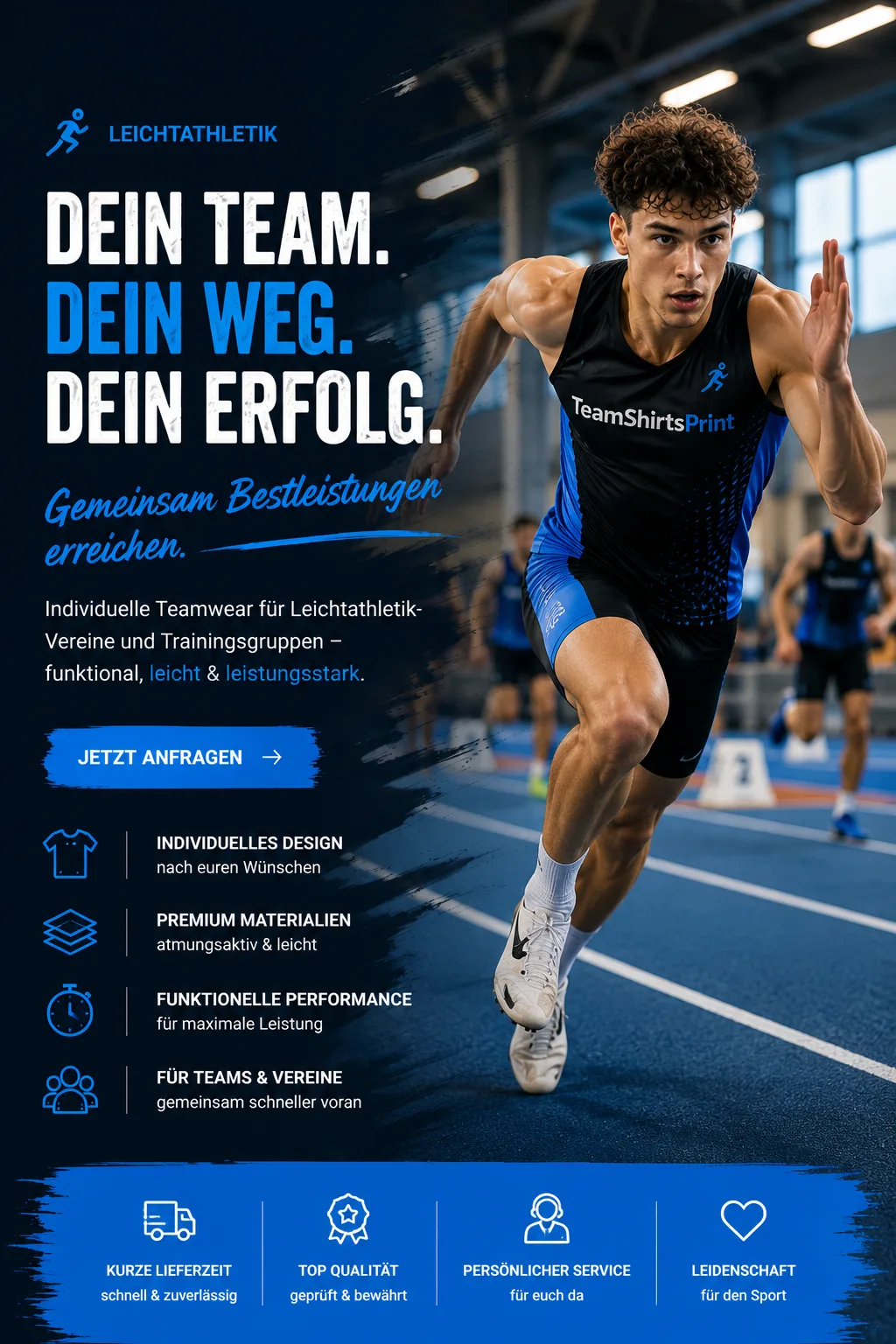 Leichtathletik – Teamwear anfragen